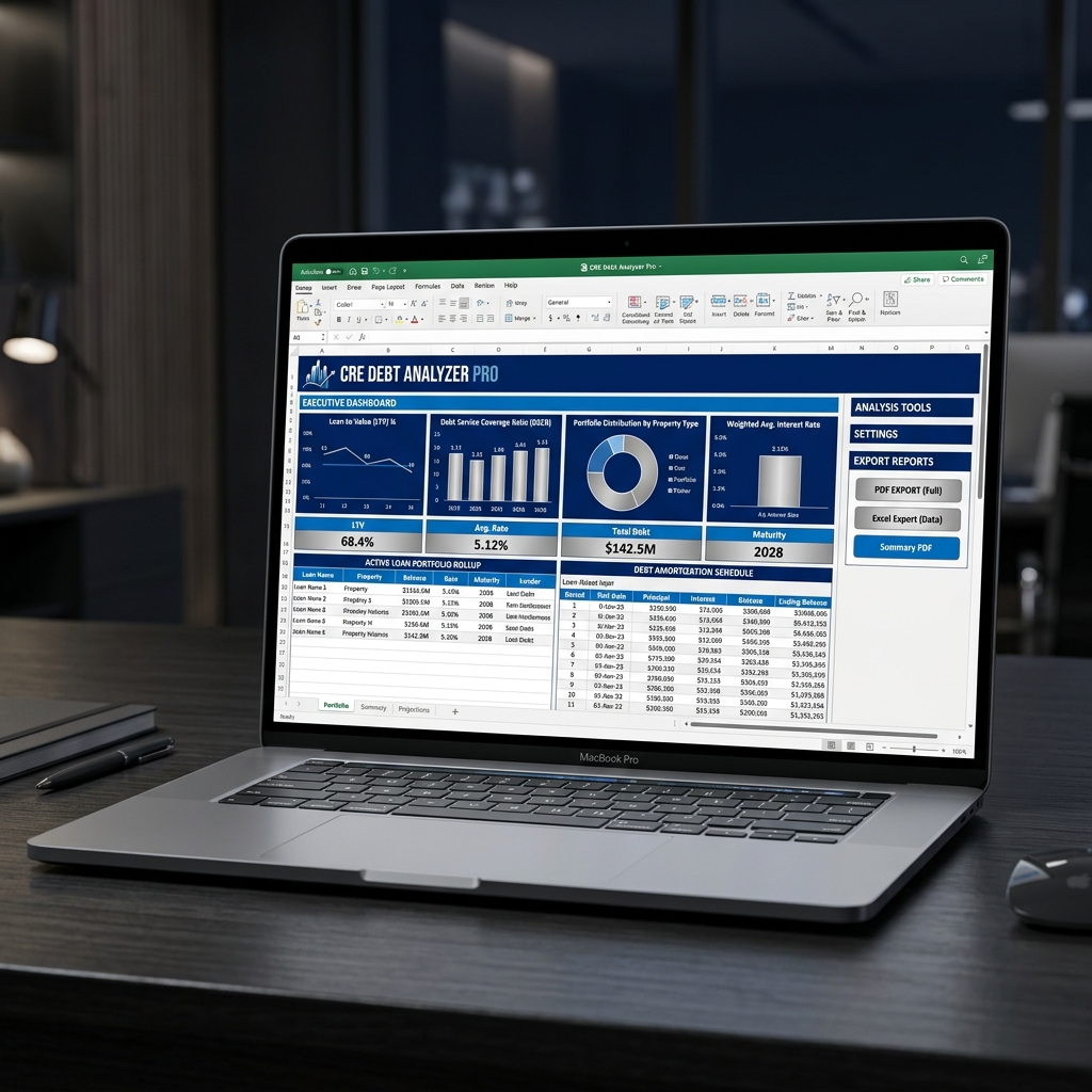 CRE Debt Analyzer Pro - Automated Excel Engine