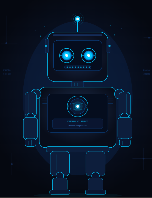 Krishna AI Studio Robot Character