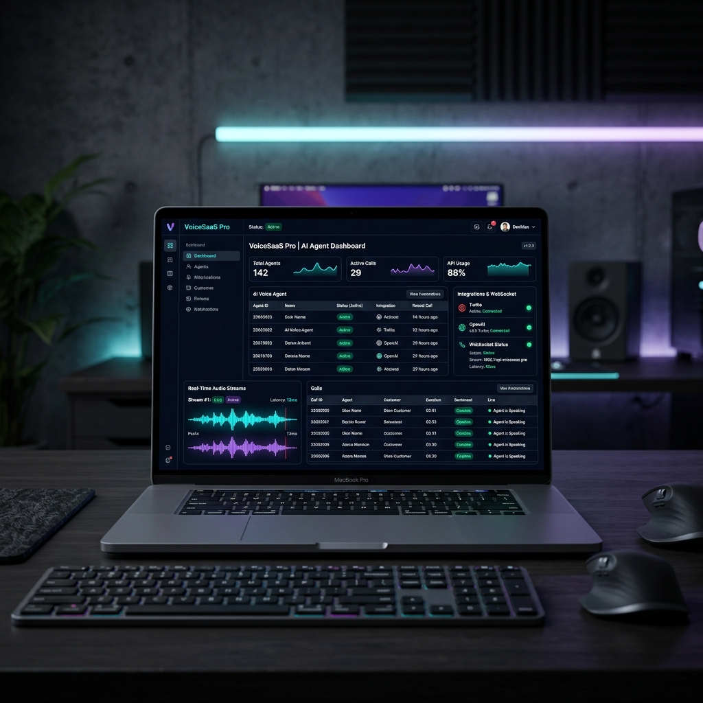VoiceSaaS Pro - Next.js 15 AI Voice Agent Starter Kit